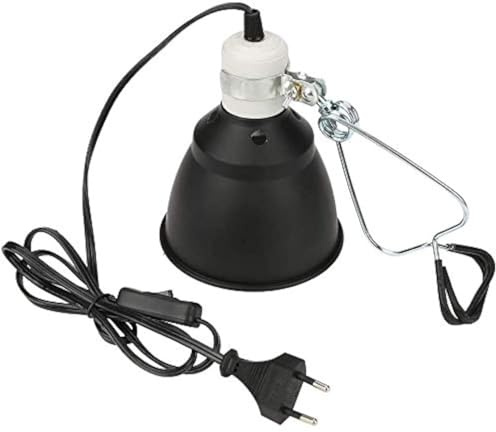 POFET E27 reptilsköldpadda värme UVA/UVB glödlampa lamphållare, 300 W reptiluppvärmning fyr för kyckling reptilbrooder baskning