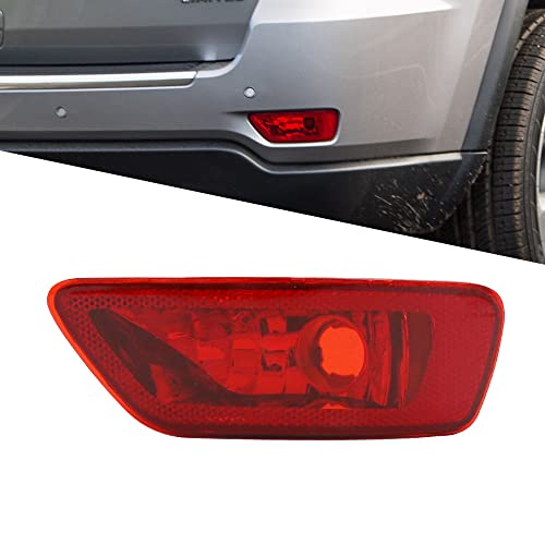 KYYET Rear Bumper Reflector Fog Lights Lamp Compatible with Jeep Grand Cherokee Compass 2011-2017, Dodge Journey 2012-2018 (Right side)