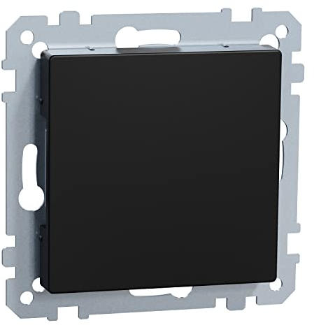 Schneider Electric Merten Blindabdeckung, IP20, System M, schwarz matt, Artikelnummer MEG4075-0403