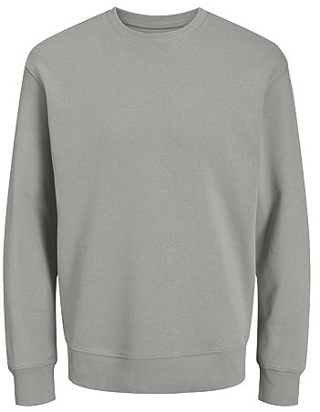 JACK & JONES Male Sweatshirt Einfarbig Sweatshirt | Relaxed Fit, Einfarbig, Langarm, Casual, Bei max. 40°C waschen