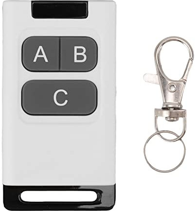 Abrepuertas De Garaje, Interruptor De Control Remoto RF 433MHZ Evita Interferencias Control Remoto Inalámbrico Universal Para Electrodomésticos Ligeros DIY(3 key)