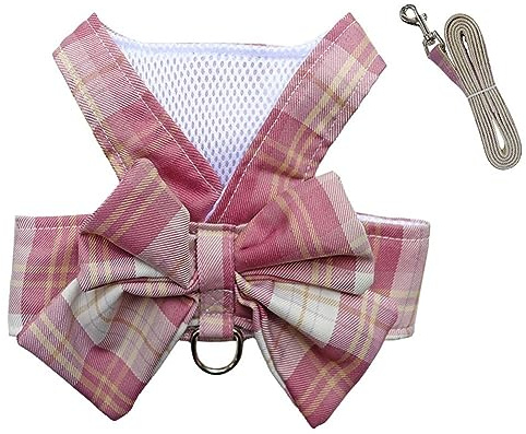 Oyccen Arnés de Perro Pequeños Arnés de Chaleco para Mascotas Transpirable Arneses Lindo Ropa de Princesa para Cachorros y Gatos