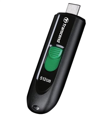 Transcend Lecteur JetFlash 790C Type-C 512GB USB 3.2 Gen 1 Noir - TS512GJF790C