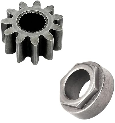 717-1554, 741-04237A, 741-04237B, 941-04237A Pignone sterzo e boccola compatibile con MTD Cub Cadet LTX 1050 LT1046 Pignone sterzo a vite senza fine e trattore da prato con flangia esagonale