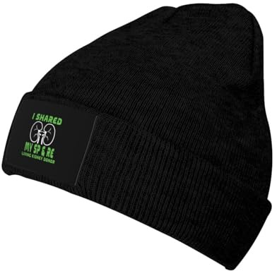 I Shared My Spare Kidney Transplant Living Donor Warm Knit Hat Cap Women Men for Winter Outdoor Black