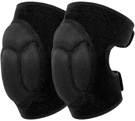 VONCYKI 1 Pair Gardening Knee Pads,20MM Thick Work Knee Pads for Men &Wmen,Sponge Collision Avoidance Kneepads for Carpet Roofing,Garden(L)