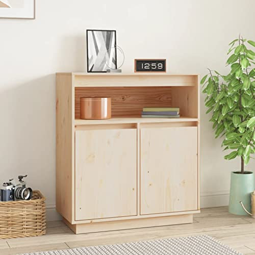 ShGaxin Sideboard 70x34x80 cm Massivholz Kiefer, Kommode Schlafzimmer, Kommoden & Sideboards, Wohnzimmerschrank, Flur Kommode, Zimmer Möbel - 814384