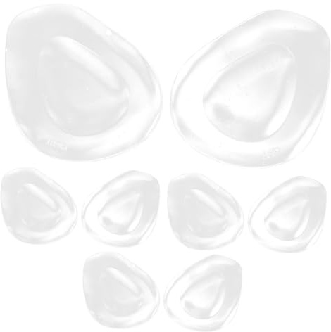 KOMBIUDA 8st Metatarsal Pads För Högklackade Adhesiva Dämpande Fotkuddar För Främre Fotstöd Transparenta Gel Inlägg För Olika