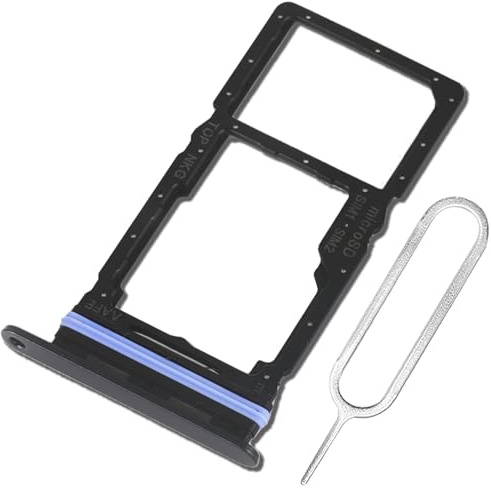 ExtKry SIM-port för Samsung Galaxy A16 5G SIM-kortplats original kvalitet SIM-fack med kortstift (grå)
