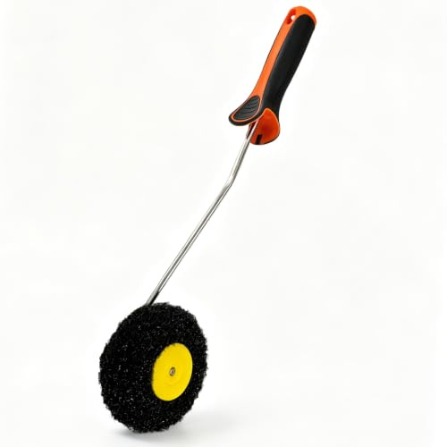 Yabingbos Rouleau de mastic 23 cm - Rouleau de qualité supérieure pour mastic - Rouleau spécial pour le traitement du mastic - Rouleau de mastic - Rouleau de revêtement - Rouleau de spatule - Rouleau