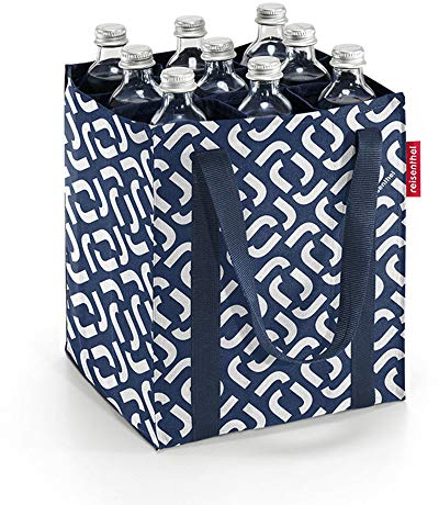 reisenthel bottlebag signature navy - 9 Fächer, einfaches Recycling der Flaschen, Tragegurte