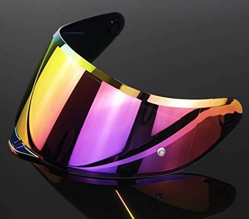 Jdon-hats Visière de Casque pour AGV K1 K1 K3SV K5 Casque de Moto Lunettes de Protection Contre la Moto Casque Décoloration Revo Lens Vision de la Nuit Visière (Couleur : K revo Lens)