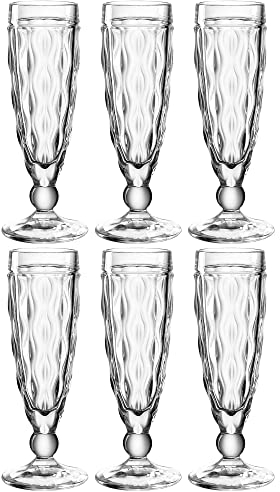 LEONARDO HOME Brindisi 021595 Lot de 6 flûtes à champagne en verre transparent 140 ml