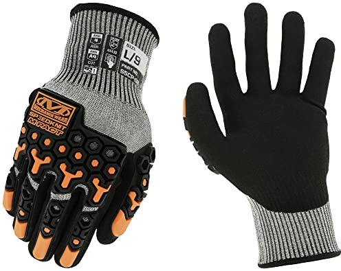 Mechanix Wear SpeedKnit M-Pact S5CP08 - Guantes (medianos, negros)