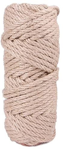 Sisalseil für Katzen-Natürliche Sisalseil Katzenbaum Seil-Ersatz Seil für Katze Kratzen Post-für Reparatur Katze Kratzen Post-DIY Handwerk Gartenarbeit Bündelung-Wohnkultur (30m(6mm))