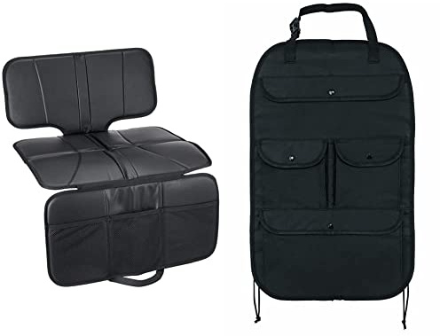 Britax Römer Original Zubehör I Schutzunterlage für Kindersitz I Autositz Schutz I Schwarz & Original Zubehör I RÜCKENLEHNEN-TASCHE I Schwarz