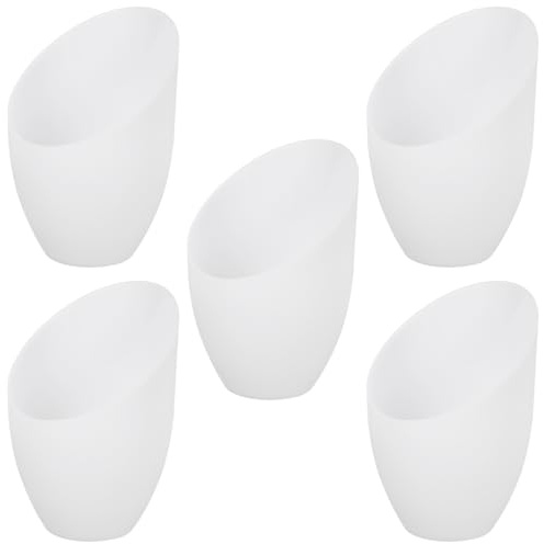 IMIKEYA Lampenschirm 5Er Set Hufeisenlampenschirm Aus Kunststoff Für Schreibtischlampen Ersatz-Lampenschirm Für Tisch- & Stehleuchten Für Wohnzimmer Schlafzimmer Büro 13.60 X 11.00 X 3.50 Cm
