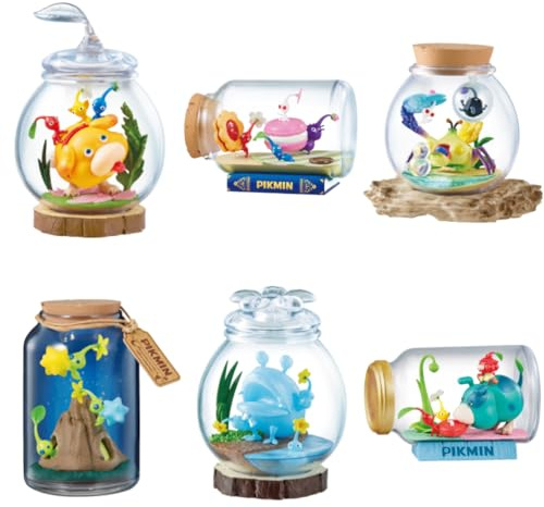 Reement Pikmin Terrarium Collection 2 låda produkt ca. H 3,1 x B 5,5 x D 80 mm (3,1 x B 5,5 x D 3,1 tum), tillverkad av PVC, ABS, akryl