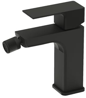 Lavita Aquila Bidet-Armatur in matt Schwarz Messing Bidet Handbrause Hochwertige Badezimmerausstattung für Komfort und Hygiene Warmes und Kaltes Wasser Elegantes Design