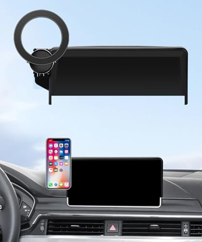 Car Phone Holder for 2017-2019 Audi A4/S4/Allroad & 2018-2020 Q5/SQ5 &18-19 A5/S5/RS5 Accessories, 8.3 Inch Screen Fixed Clip, Phone Holder Compatible with MagSafe, 360° Rotation Phone Holder