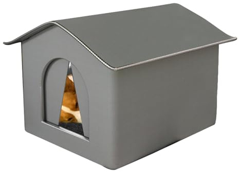 Abri pour chats errants, maison pour chats sauvages,Lit chaud pliable pour chat - Grotte imperméable à l'eau et à la pluie pour chaton, tente pour animaux de compagnie, lit de lapin pour chiot chat sa