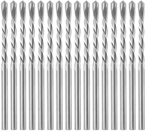 Jrifedptry Punta da trapano GP16 da 1/8 per cartongesso (16 pezzi), per tagliare cartongesso, adatta per seghe a spirale con cerniera rotante