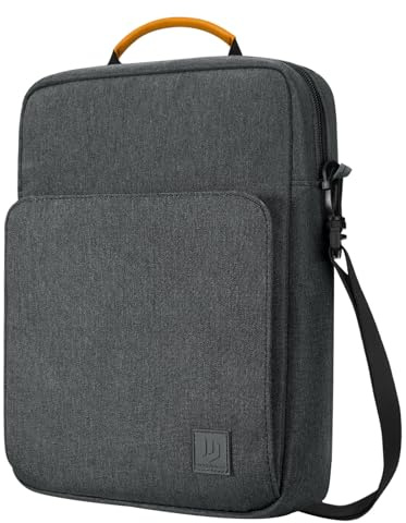 Dadanism 9-11 Zoll Tablet Tasche mit Schultergurt & Griff, Space Grau | für iPad Air 11 M4/M3, iPad Pro 11 M5, iPad A16 11, iPad 10. Gen/Air 5 10,9, iPad 9/8/7. Gen 10,2, Galaxy Tab A11+ 11