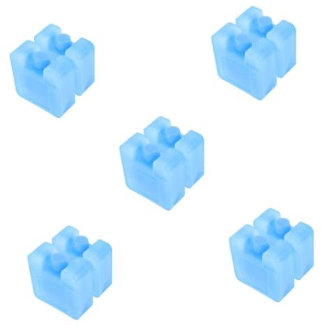 Toddmomy 5 Ensembles Boîte À Cristaux De Glace pour Ventilateur De Climatisation Glace Carbonique Seau À Glace Rafraichisseur d'air Rafraîchisseur d'air Glacière Glacière PE 2 Pièces * 5