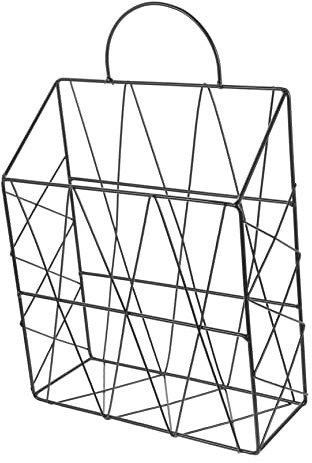 DIYEAH Wand-buch-organizer Filigranes Bücherregal Verschleißfester Buchhalter Hängender Zeitschriftenständer Für Büro Und Wohnzimmer Dekorativer Bücherregal Zum Aufhängen Wand Mit Griff f