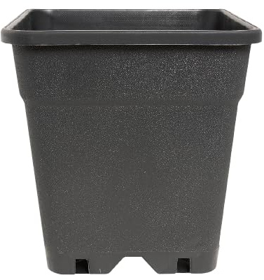 Generisch 10 x Pflanztopf in Verschiedene Größen Anzucht Töpfe Grow viereckig Kübel (7 L / 20 x 20 x 25 cm)