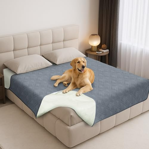 Luvore Sofabezug Sofa 172x208cm, rutschfeste Sofaschoner Saugfähige Oberfläche für Sofa Bett Auto Hunde Katzen