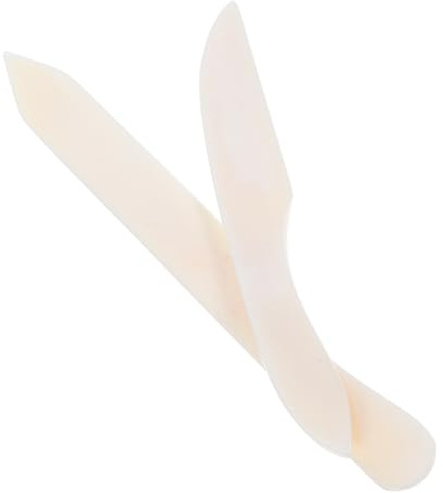 HOMSFOU 2stücke Falzbeinwerkzeug Aus Rinderknochen Falzwerkzeug Für Papierarbeiten Buchbindewerkzeug Für Origami Scrapbooking Und Basteln Rillen Und Falten