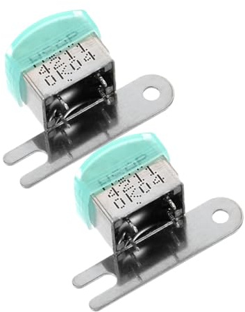 HOMSFOU 2 pièces Accessoire Tête Magnétique Stéréo Métal pour Magnétophone Cassette Double Canal Compatible pour Remplacement et Mise à Niveau