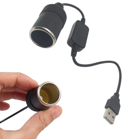 USB-omvandlare för bil – 5 v till 12 v biladapter, snabbladdande billaddare, bärbart eluttag för fordon, tändare uttagsomvandlare | Bilar USB-adapter för användning för GPS-enheter för telefon