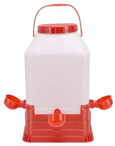Generic Abbeveratoio per Polli da 10 Litri Abbeveratoio per Pollame Robusto e Versatile per Esigenze di Idratazione, Materiale Plastico Sicuro