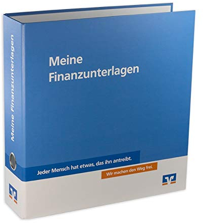Ordner Meine Finanzunterlagen für die Ablage der Finanzunterlagen Finanzordner Beratungsordner