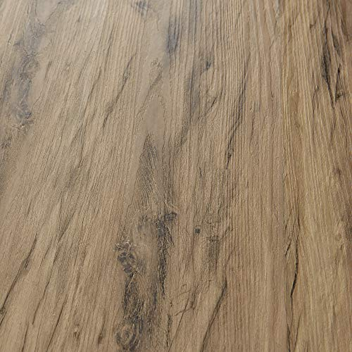 NEU.HOLZ Revêtement de Sol Adhésif Lames Laminées PVC Vinyle Effet Naturel Compatible au Plancher Chauffant 7 Pièces 0,975 m² Nordic Oak Chêne Nordique