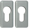 Amig - | Bocallave 30AL Nero | Zama | 59 x 28 mm | Bocallave per cilindro europrofilo