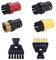 Lot de 6 Accessoires pour Nettoyeur Vapeur Karcher Easyfix SC1 SC2 SC3 SC4 SC5 Kit, Comprenant Brosses Accessoire Nettoyeur Vapeur, Brosse Pièces de Rechange