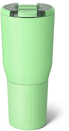 BrüMate Nav 35oz 100% Leak Proof Insulated Travel Tumbler with Magnetic BevLock™ Lid - Double Wall Cup-Holder Friendly Stainless Steel Mug (Kiwi)