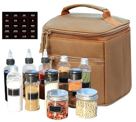 Kryddburkar med shaker-lock, kryddbehållare set, bärbara kryddkrukor, material, enkel organisation 100 ml (4,76 x 1,57 tum)