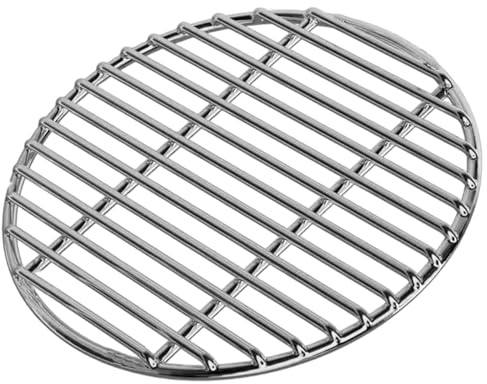Hbbgdiy 14 Inch Round Grill Grate Stainless Steel BBQ Grill Grid Extra Thick Cooking Grate Replacement for Charcoal Smoker Campfire Picnic Outdoor Cooking