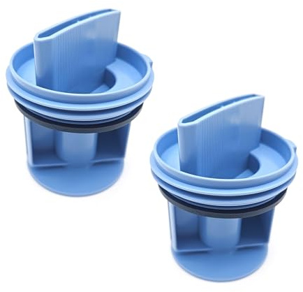 2Pcs Washing Machine Drain Filter 647920 00647920 605010 00605010，Compatible For Bosch，Compatible For Siemens， Washing Machine Drain Pump Fluff Filter,washing Machine Parts