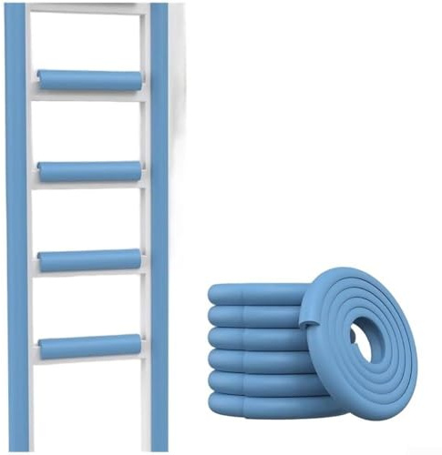 CWOQOCW Stairs footpad sponge mats with cushioning foam strips to reduce and provide safety protection on ladders and furniture edges (blue)