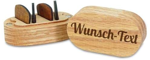 keepdrum Plektrum-Box inkl Gitarren-Picks mit personalisierter Gravur