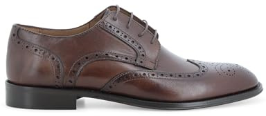 Melluso Uomo Stringata Elegante in Pelle Marrone 43 / Marrone