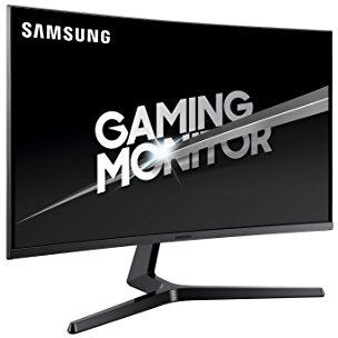 Samsung Monitor C32JG52 Monitor da Gaming Curvo da 32'', pannello VA, WQHD, 2560x1440, 1800R, 4 ms, 144 Hz, 2 HDMI, 1 Display Port, Nero