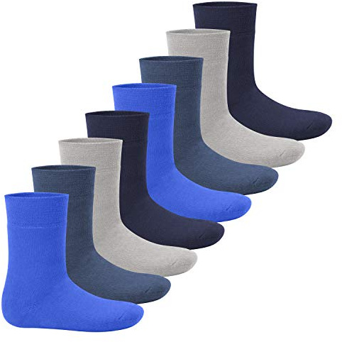 Footstar EVERYDAY! Chaussettes thermiques pour garçons et filles - Lot de 8 paires terry chaussettes pour enfants