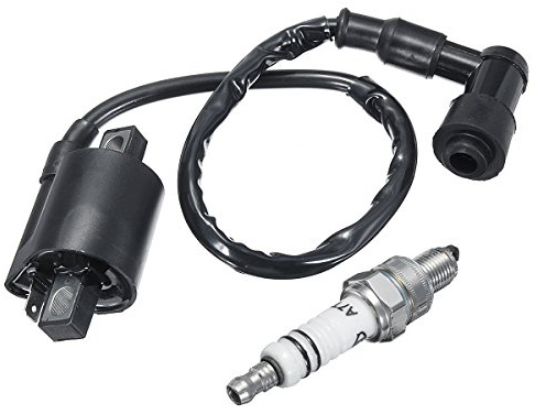 JenNiFer Spark Plug Ignition Coil Kits Fit For Apache RLX 50cc 100cc 2 Stroke Quad Bike