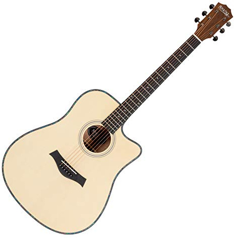 Rocktile WSD-100C NT Westerngitarre, Decke: Fichte, X-Bracing, Hals: Okoume | Korpusform: Square-Shoulder Dreadnought mit Cutaway, Boden & Zarge: Mahagoni, Steg: Walnuss, Griffbrett: ABS Richnite, 5 cm